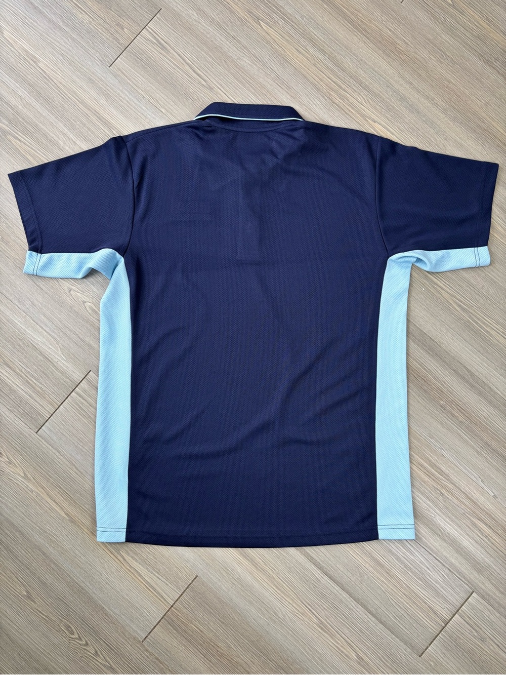 USA Softball Navy and Light Blue Performance Polo - Picture 7 of 8